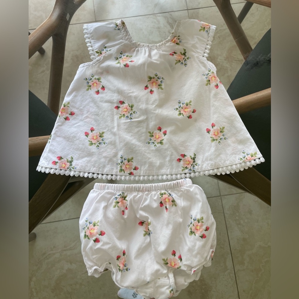 Janie and Jack baby girl set